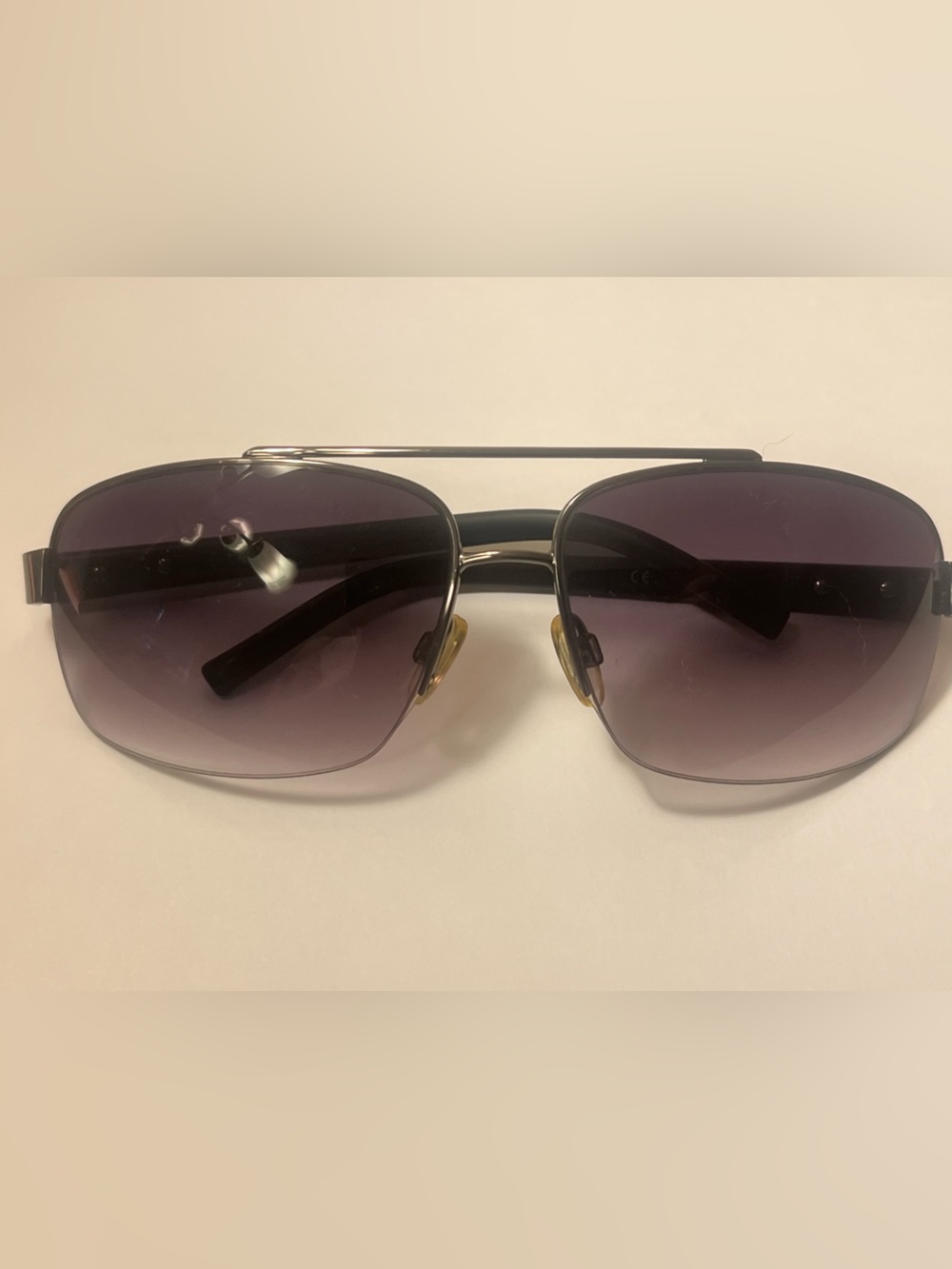 Calvin Klein Marchon Men’s Black Frame Classic Aviator Sunglasses